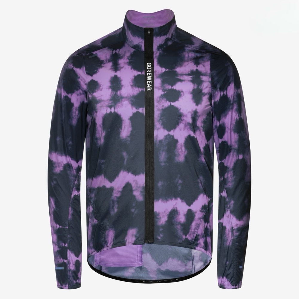 GOREWEAR SPINSHIFT Shibori Lightweight Cycling Windbreaker Mens XL Purple